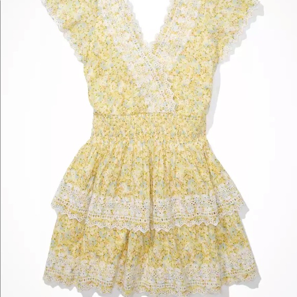 BNWT AE Garden Party Wrap Dress - Picture 3 of 9